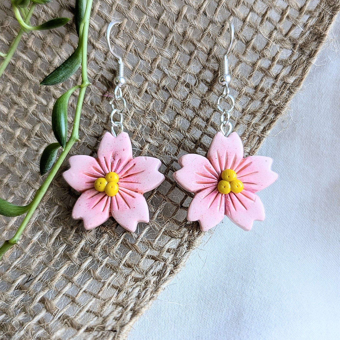 Cherry blossom earrings
